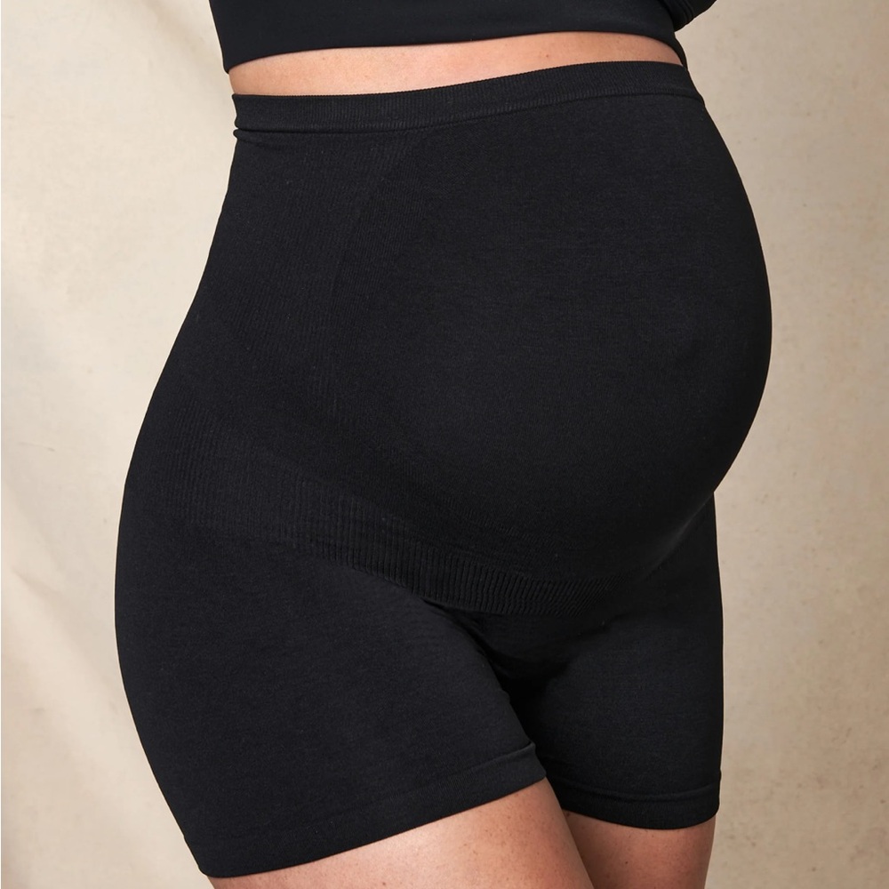 BLANQI Seamless Maternity Over Belly Support Boyshorts Size L